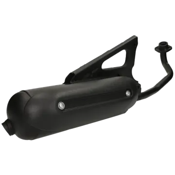 Auspuff Minarelli horizontal 50cc 4-Takt Yamaha Aerox/Giggle/Neos/MBK Nitro/Booster X/Ovetto Power Plus (ohne Schutzblech Halterung auf Auspuf)