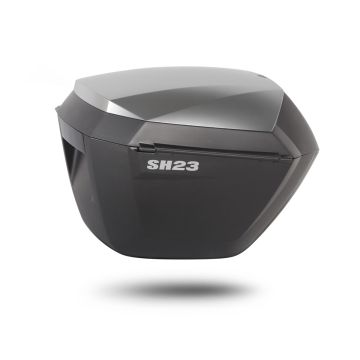 Seitenkoffer SH23 schwarz, aluminium Look D0B23200W Shad