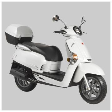 Topcase Kymco Like weiß