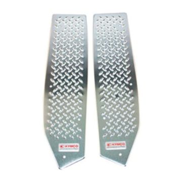 Trittblechsatz hinten Kymco Xciting Aluminium (2 Stk)
