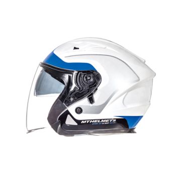 Jethelm MT Avenue Crossroad weiß/blau