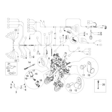 Kabelbaum Piaggio MP3 300 HPE / 300 HPE Sport ABS Euro 5 2020-2022