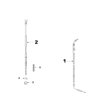 Peugeot V-clic Kabel Rot