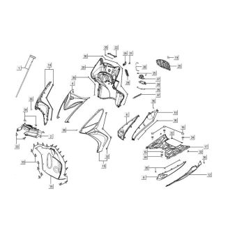 Hauben AGILITY 16+ 4T 125 Mattes Metallic-Silber