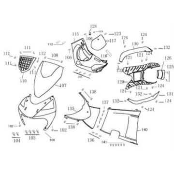 Kappenteile China Zip dunkelblau-Kapdelen-China-Zip-donkerblauw