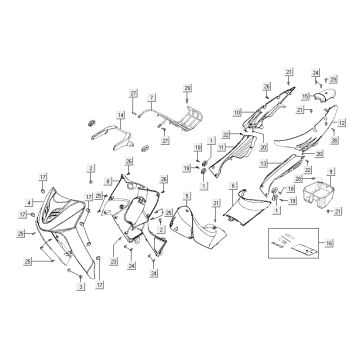 Kymco Activ 4-Takt Silber