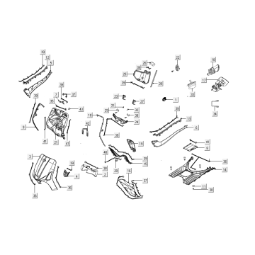 Haare schneiden Kymco Like ab 2018 weiß