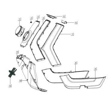 NIU N1S Frontabdeckungen