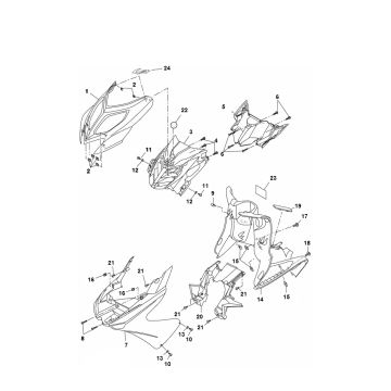 Deckt Yamaha Aerox 4-Takt 2014 ab