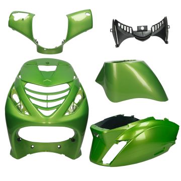 Verkleidungskit SP-Look Piaggio Zip 2000→50cc 2/4-Takt Porsche Taycan grün DMP 5-teilig