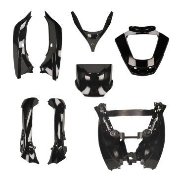 Verkleidungskit Piaggio MP3 2006 - 2014 schwarz glänzend 8-teilig