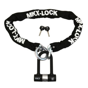 Kettenschloss mit langem Bügelschloss 120 cm ART 4-Sterne-Zulassung MKX-93230