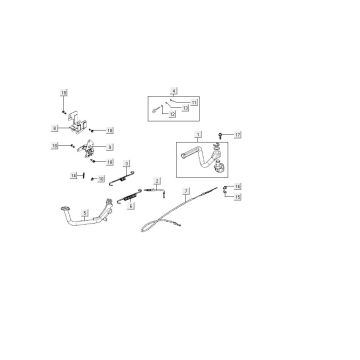 Kickstartpedaal Kymco MXU 150