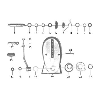 Kickstartertasche Zundapp C50 Sport 517-21LA