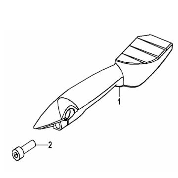 Kickstarterhebel Generic Xor 50 2T AC 2009 Gelb