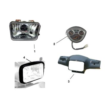 Tacho- Scheinwerfer Riva Sport VX50S 4-Takt