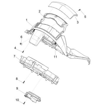 Tacho Piaggio MP3 300 HPE/300 HPE SPORT E5 ABS 2020-2022 (EMEA)