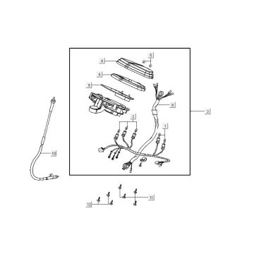 Tacho AGILITY 16+ 4T 125 Matt Metallic Hellblau