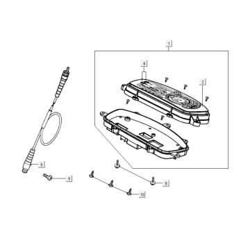 Tacho Kymco New Dink 200i