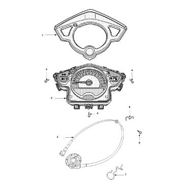 Tacho Peugeot Speedfight 3 4-Takt