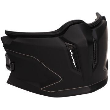 Kinnteil MT Streetfighter schwarz matt mit Slide-Click