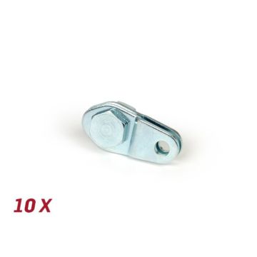 Klemmplättchen-Set Bremspedal BGM original Vespa V50,V90,50N,PV125,ET3,SS50,SS90,PK S,PK XL1,PK XL2,ETS,PX 10 Stück