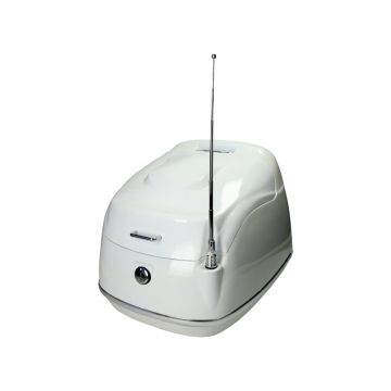 Topcase 26 Liter glänzend weiß Grande Retro KXM