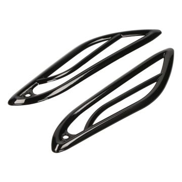 Blinkergitter-Set schwarz glänzend hinten Vespa Primavera/Sprint 50-125-150cc DMP