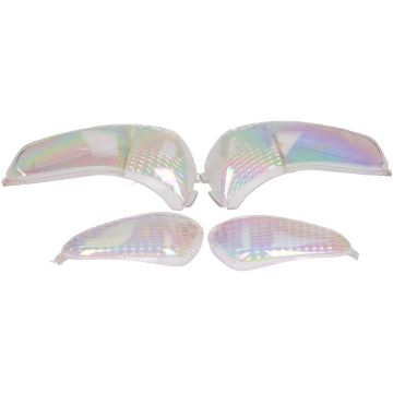 Blinkendes Glas Gilera Runner Set bunt