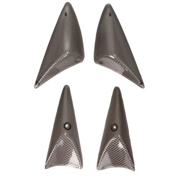 Blinkerglas-Set Peugeot Speedfight 1-2/X-Fight Carbon vorne-hinten 4-teilig DMP