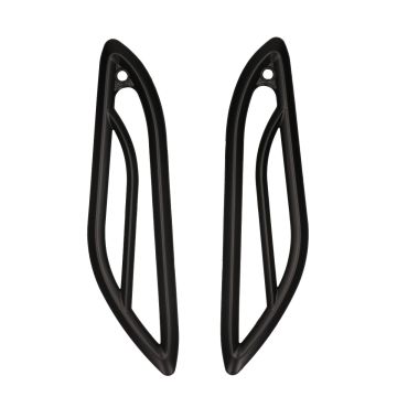 Blinker Heckkühlergrillsatz Vespa Primavera/Sprint mattschwarz DMP