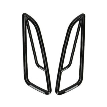 Blinkergitter-Set schwarz glänzend vorne Vespa Primavera/Sprint 50-125-150cc DMP