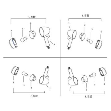 Blinklichter Agm Caferacer