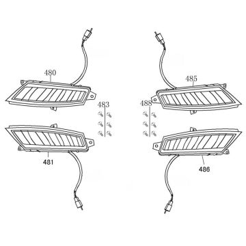 Indikatoren Rover Riva II rauchig