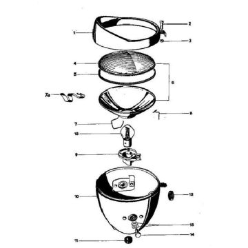 Koplamp vanaf 1968 Kreidler 