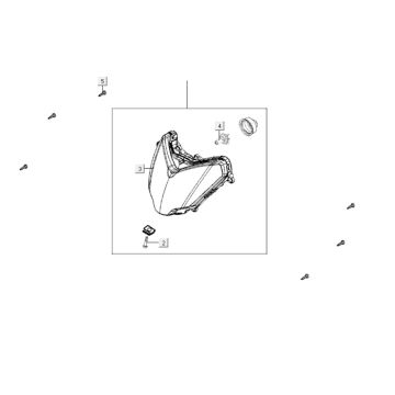 Scheinwerfer Kymco Gti 300i