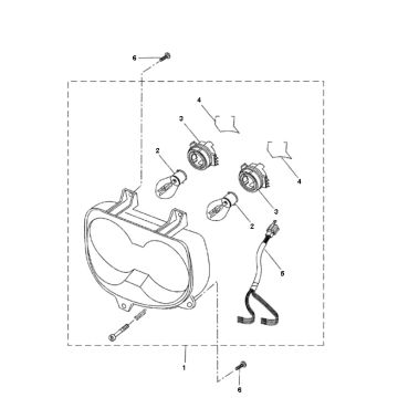 Scheinwerfer Yamaha Bw 2-Takt