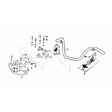 Lenker - Blinker Vorderseite Sym Allo Euro 4 helder Braun (LX-17348)