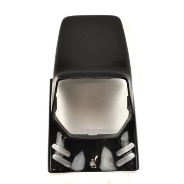 Scheinwerferspoiler Puch Maxi/Gilera Citta quadratisch schwarz