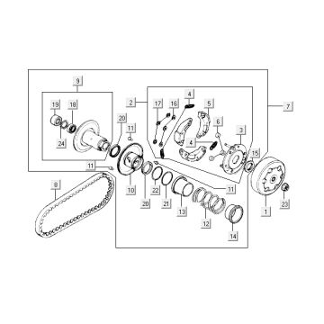 Link Kymco Vitality 2t Wechselstrom Sportstream