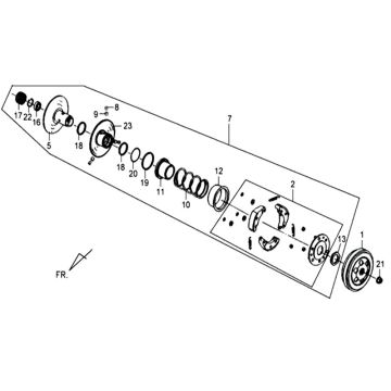 Kopplung Sym Mio-Koppeling Sym Mio-1