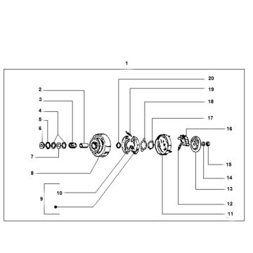 Kupplung Vespa Ciao 2-Takt