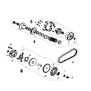 Kupplung ohne Sensor V-clic Sky Blue