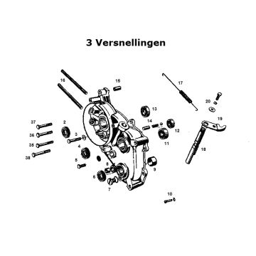 Kreidler Carter Linke 3 beschleunigen