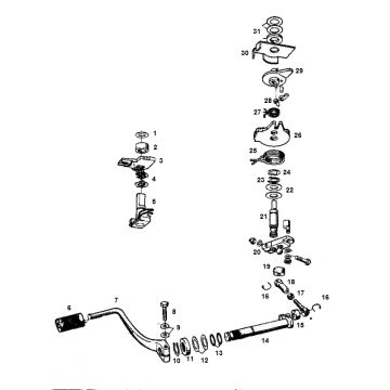 Kreidler Schalterwelle 3-Gang