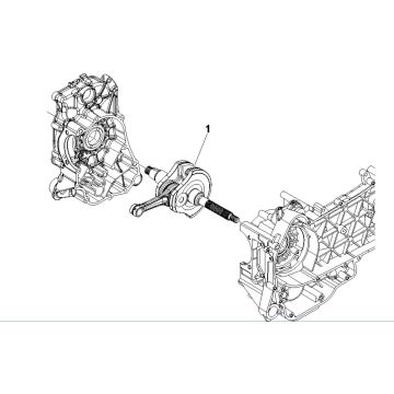 Kurbelwelle Vespa GTV 250 4T 4V IE