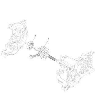 Kurbelwelle Piaggio Liberty 50 4-Takt (IGET Euro 4)