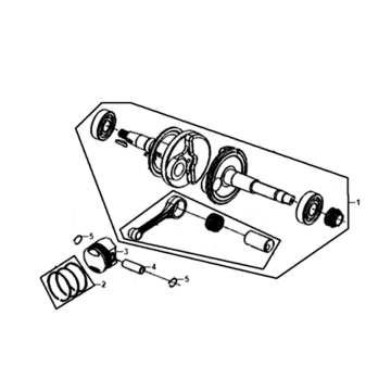 Kurbelwelle Sym Jet 14
