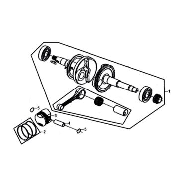 Kurbelwelle Sym Symphony ST euro4