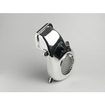 Lüfterradabdeckung CLASSIC Minarelli 50 cc AC vertikal verchromt Booster,Bump50,BWS50,Slider50,SPY,SR50 <-1994,Stunt,Zuma50,Amico